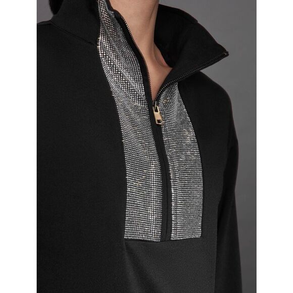NWT Carbon38 Rhinestone Pullover - Picture 3 of 8